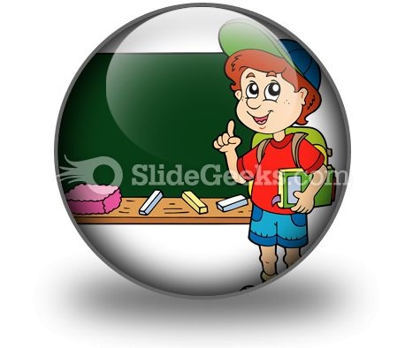 School Boy PowerPoint Icon C School Boy PowerPoint Icon C