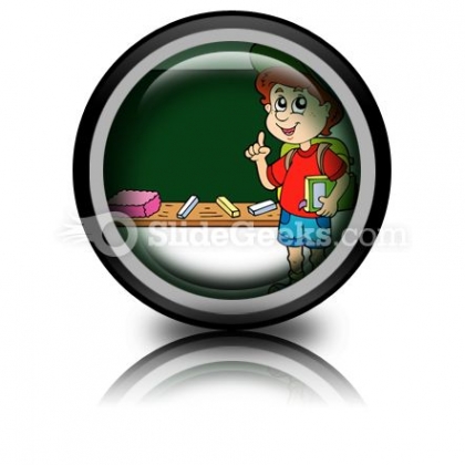 School Boy PowerPoint Icon Cc School Boy PowerPoint Icon Cc