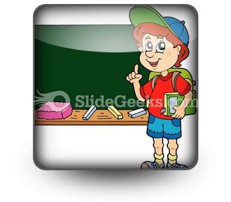 School Boy PowerPoint Icon S School Boy PowerPoint Icon S
