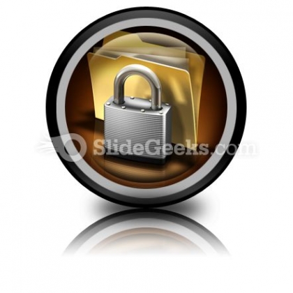 Secure Files PowerPoint Icon Cc Secure Files PowerPoint Icon Cc