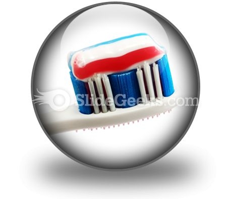 Toothbrush PowerPoint Icon C Toothbrush PowerPoint Icon C