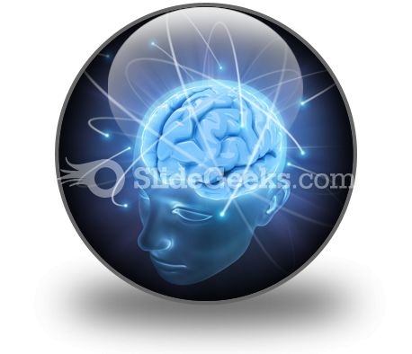 Vivid Brain PowerPoint Icon C Vivid Brain PowerPoint Icon C