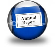 Annual Report PowerPoint Icon C