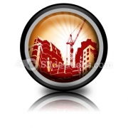 Building Construction PowerPoint Icon Cc Building Construction PowerPoint Icon Cc