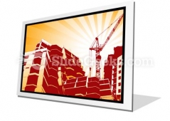 Building Construction PowerPoint Icon F Building Construction PowerPoint Icon F