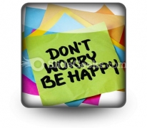 Do Not Worry Be Happy PowerPoint Icon S