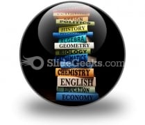Education Study Books PowerPoint Icon C Education Study Books PowerPoint Icon C