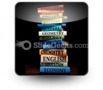Education Study Books PowerPoint Icon S Education Study Books PowerPoint Icon S