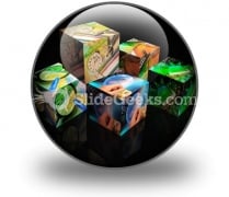 Finance Cubes PowerPoint Icon C Finance Cubes PowerPoint Icon C