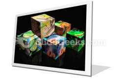 Finance Cubes PowerPoint Icon F Finance Cubes PowerPoint Icon F