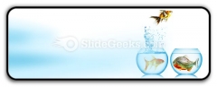Fish Runs Away PowerPoint Icon R Fish Runs Away PowerPoint Icon R