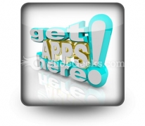 Get Apps Here PowerPoint Icon S Get Apps Here PowerPoint Icon S