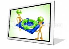 Green Construction Building PowerPoint Icon F Green Construction Building PowerPoint Icon F