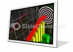 Performance Chart PowerPoint Icon F Performance Chart PowerPoint Icon F