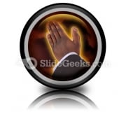 Prayer Of Fire PowerPoint Icon Cc