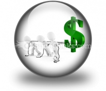 Pulling Dollar Symbol PowerPoint Icon C Pulling Dollar Symbol PowerPoint Icon C