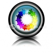 Puzzle Chart Wheel PowerPoint Icon Cc Puzzle Chart Wheel PowerPoint Icon Cc