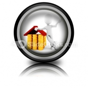 Saving Money For Home PowerPoint Icon Cc Saving Money For Home PowerPoint Icon Cc