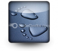Water Footprint PowerPoint Icon S