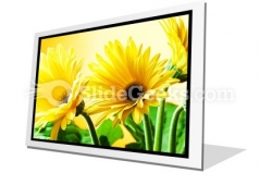 Yellow Daises PowerPoint Icon F Yellow Daises PowerPoint Icon F