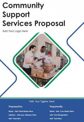 Community Support Services Proposal Example Document Report Doc Pdf Ppt