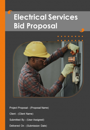 Electrical Services Bid Proposal Example Document Report Doc Pdf Ppt