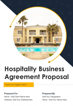 Hospitality Business Agreement Proposal Example Document Report Doc Pdf Ppt