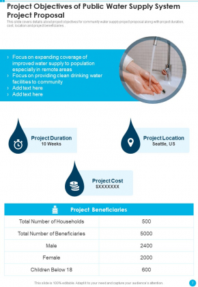 Public_Water_Supply_System_Project_Proposal_Example_Document_Report_Doc_Pdf_Ppt_Slide_7