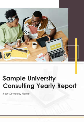 Sample University Consulting Yearly Report One Pager Documents