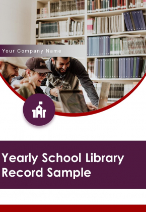 Yearly School Library Record Sample One Pager Documents