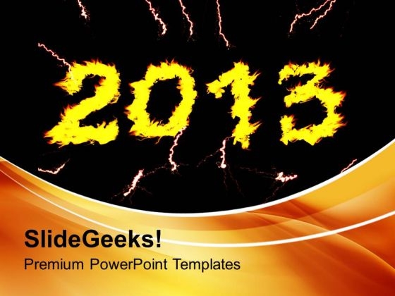 2013 A New Year Hope And Targets PowerPoint Templates Ppt Backgrounds For Slides 0413