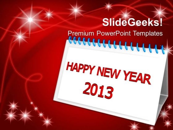 2013 New Year Holidays PowerPoint Templates Ppt Backgrounds For Slides 1212