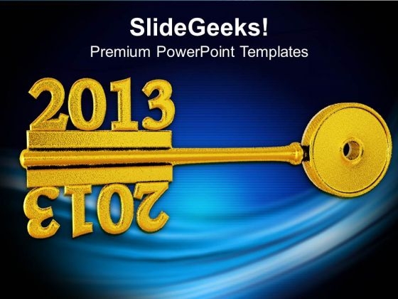 2013_with_golden_key_new_year_concept_business_powerpoint_templates_and_powerpoint_themes_1112_title