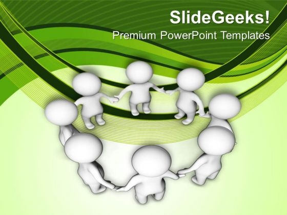 3d Business Team In A Circle PowerPoint Templates Ppt Backgrounds For Slides 0713 3d Business Team In A Circle PowerPoint Templates Ppt Backgrounds For Slides 0713