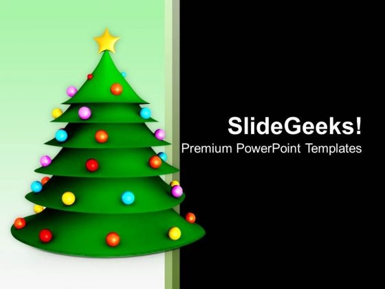 3d Christmas Tree Festival PowerPoint Templates Ppt Backgrounds For Slides 1112 3d Christmas Tree Festival PowerPoint Templates Ppt Backgrounds For Slides 1112