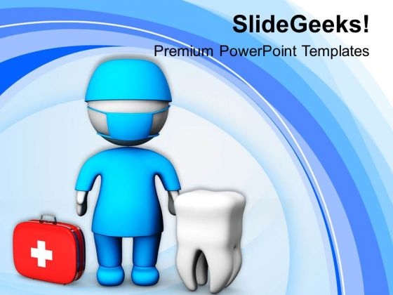 3d Dental Image Of Doctor PowerPoint Templates Ppt Backgrounds For Slides 0813