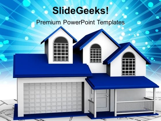 3d Home Real Estate PowerPoint Templates And PowerPoint Themes 1112 3d Home Real Estate PowerPoint Templates And PowerPoint Themes 1112
