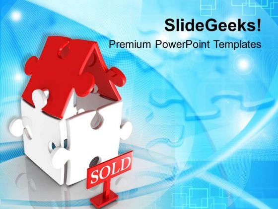3d Illustration Of Sold House PowerPoint Templates Ppt Backgrounds For Slides 0213 3d Illustration Of Sold House PowerPoint Templates Ppt Backgrounds For Slides 0213