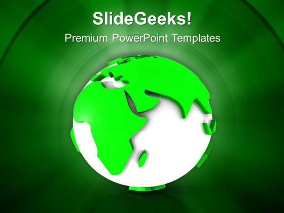 3d Image Of Green Earth PowerPoint Templates Ppt Backgrounds For Slides 0813 3d Image Of Green Earth PowerPoint Templates Ppt Backgrounds For Slides 0813