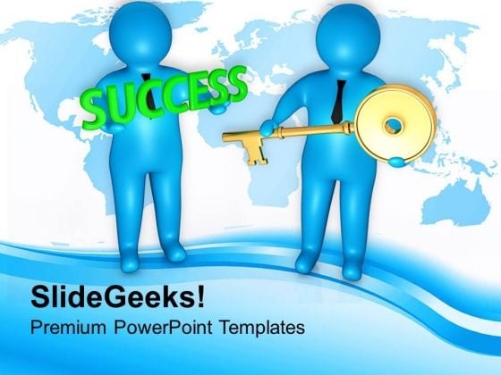 3d Image Of Key To Success PowerPoint Templates Ppt Backgrounds For Slides 0813 3d Image Of Key To Success PowerPoint Templates Ppt Backgrounds For Slides 0813
