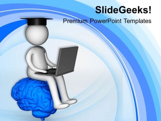 3d Image Of Man On Brain PowerPoint Templates Ppt Backgrounds For Slides 0813 3d Image Of Man On Brain PowerPoint Templates Ppt Backgrounds For Slides 0813