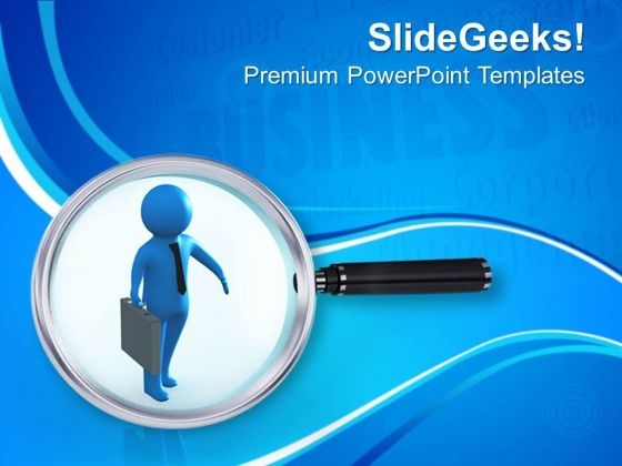 3d Man A Magnifying Glass PowerPoint Templates Ppt Backgrounds For Slides 0713 3d Man A Magnifying Glass PowerPoint Templates Ppt Backgrounds For Slides 0713