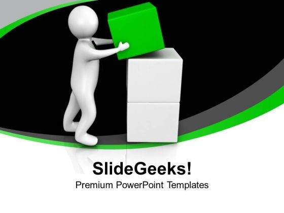 3d Man Arranges Cubes In Place Business PowerPoint Templates Ppt Backgrounds For Slides 0213 3d Man Arranges Cubes In Place Business PowerPoint Templates Ppt Backgrounds For Slides 0213