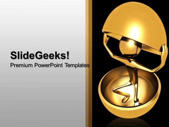3d Man Coming Out From Shell Metaphor PowerPoint Templates And PowerPoint Themes 1012 3d Man Coming Out From Shell Metaphor PowerPoint Templates And PowerPoint Themes 1012