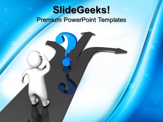 3d Man Confused Where To Go Metaphor PowerPoint Templates And PowerPoint Themes 0712 3d Man Confused Where To Go Metaphor PowerPoint Templates And PowerPoint Themes 0712