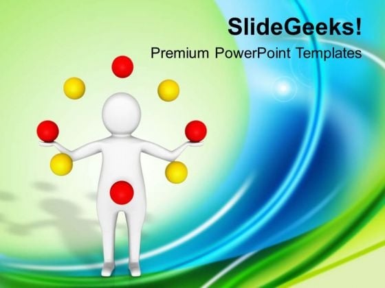 3d Man Doing Ziggling Game Theme PowerPoint Templates Ppt Backgrounds For Slides 0413 3d Man Doing Ziggling Game Theme PowerPoint Templates Ppt Backgrounds For Slides 0413
