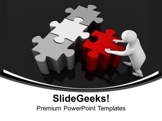 3d Man Finding Solution Puzzles Jigsaws PowerPoint Templates Ppt Backgrounds For Slides 1112 3d Man Finding Solution Puzzles Jigsaws PowerPoint Templates Ppt Backgrounds For Slides 1112