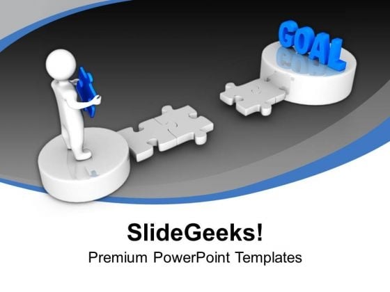 3d Man Holds Puzzle To Reach Goal PowerPoint Templates Ppt Backgrounds For Slides 0113 3d Man Holds Puzzle To Reach Goal PowerPoint Templates Ppt Backgrounds For Slides 0113