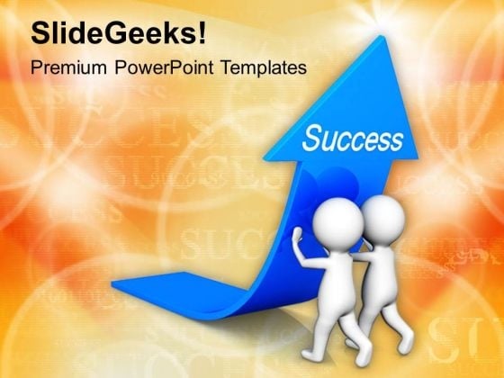3d Man Lifting Success Blue Arrow PowerPoint Templates Ppt Backgrounds For Slides 0813 3d Man Lifting Success Blue Arrow PowerPoint Templates Ppt Backgrounds For Slides 0813