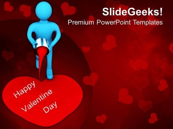 3d Man Painting Valentines Heart PowerPoint Templates Ppt Backgrounds For Slides 0213 3d Man Painting Valentines Heart PowerPoint Templates Ppt Backgrounds For Slides 0213